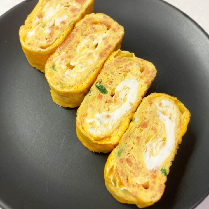 鮭フレーク入り♡旨味卵焼き♪